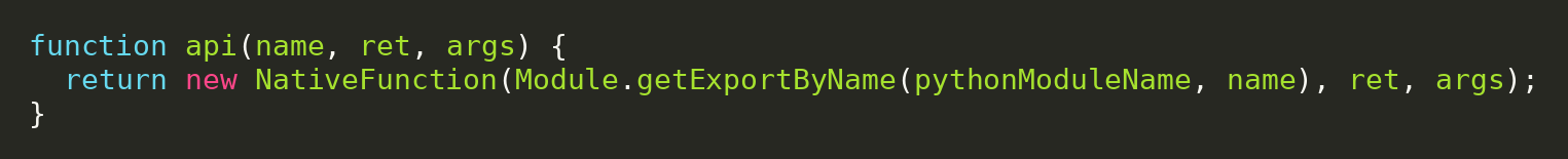 Highlighted javascript code block 4