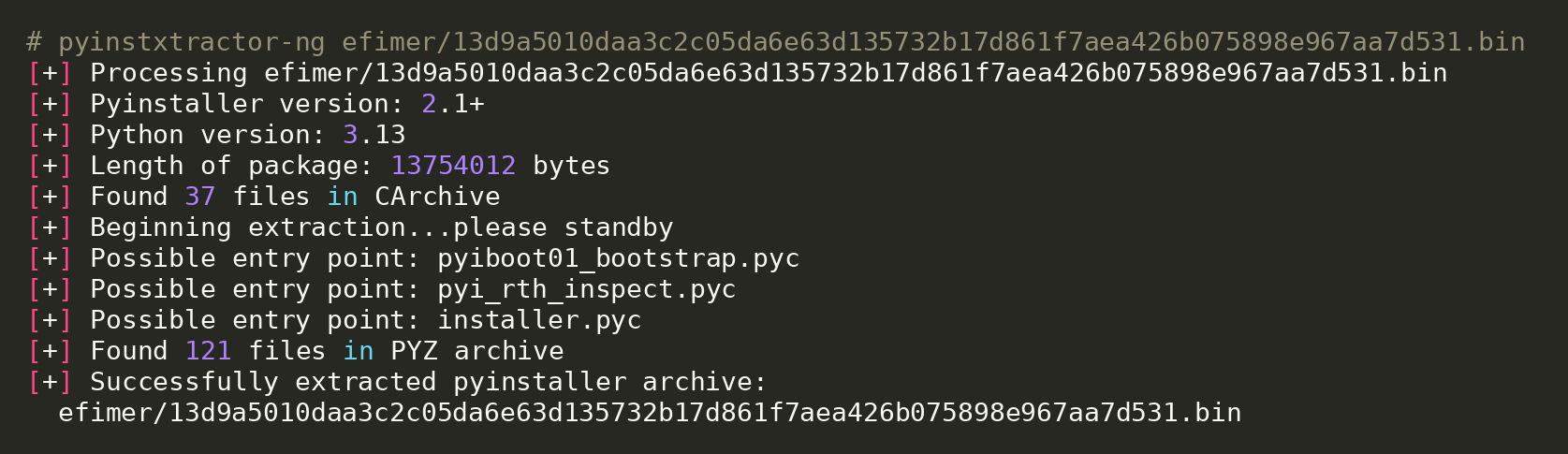 Highlighted bash code block 16
