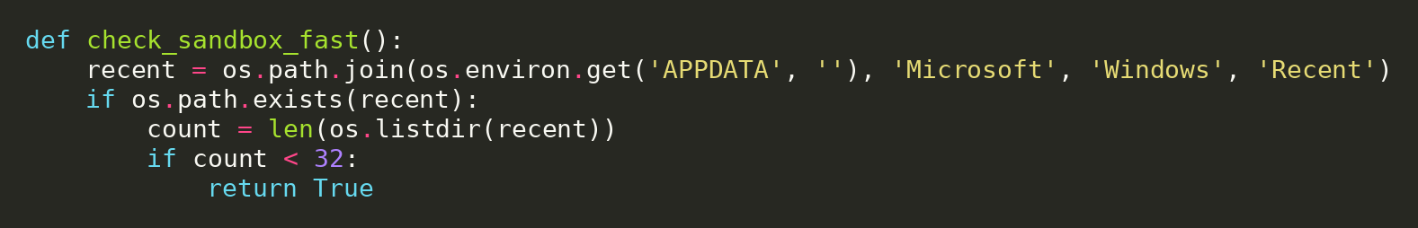 Highlighted python code block 18