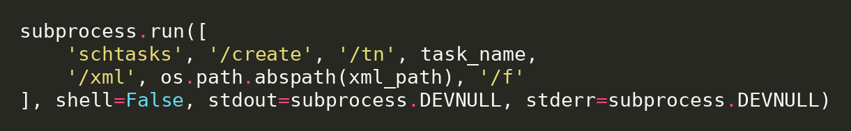 Highlighted python code block 21